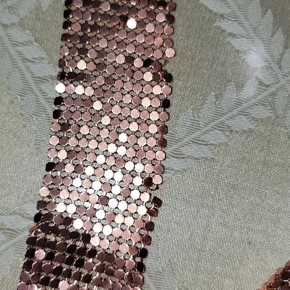 Chainmail Cowl Neck Split Side Midi Dress - Picture 12 of 13